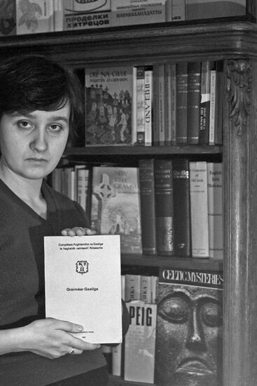 Irish language teacher at Lomonosov Moscow State University Tatyana Mikhailova
