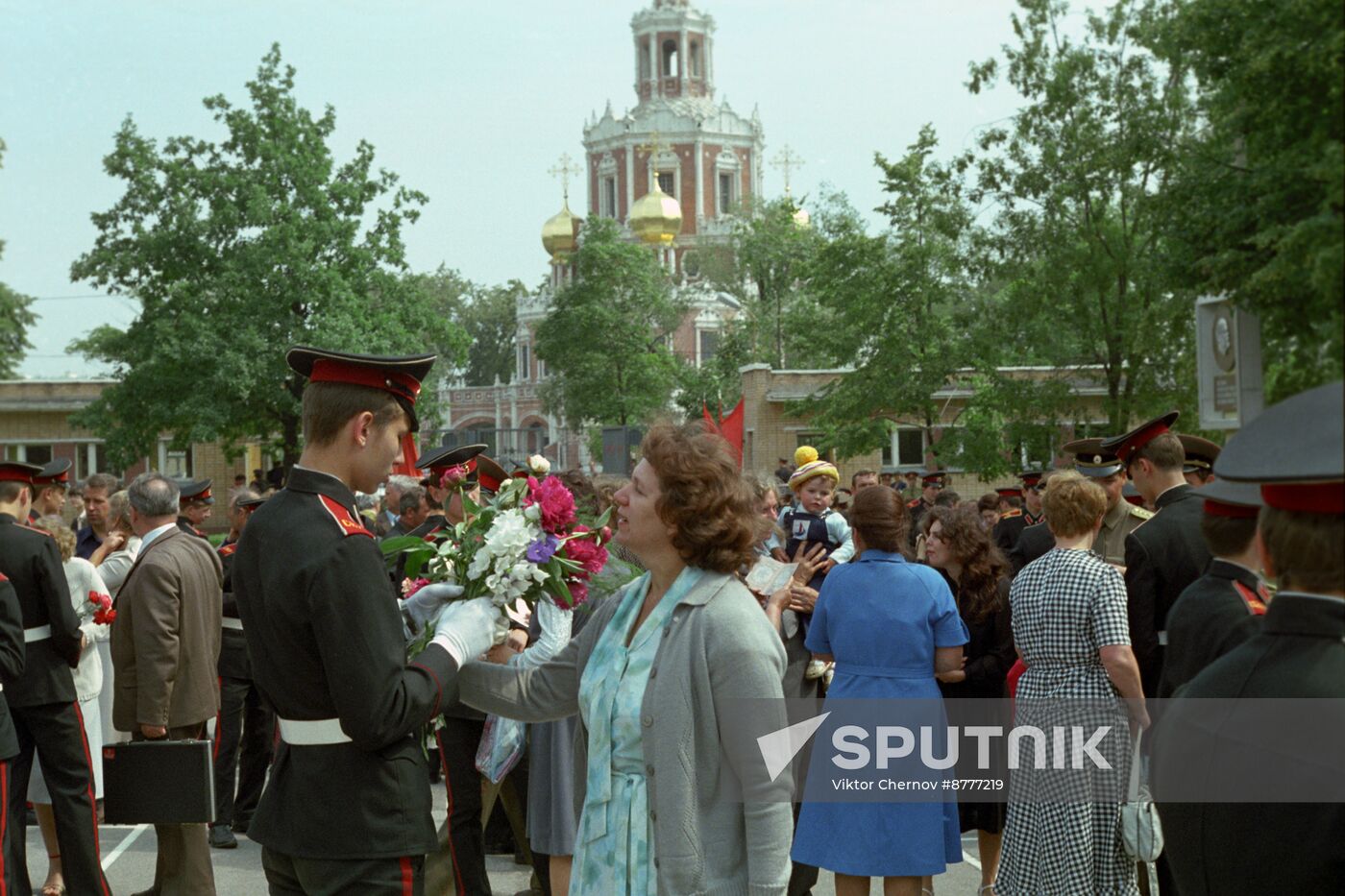 Graduation ceremony at Moscow Suvorov Military School