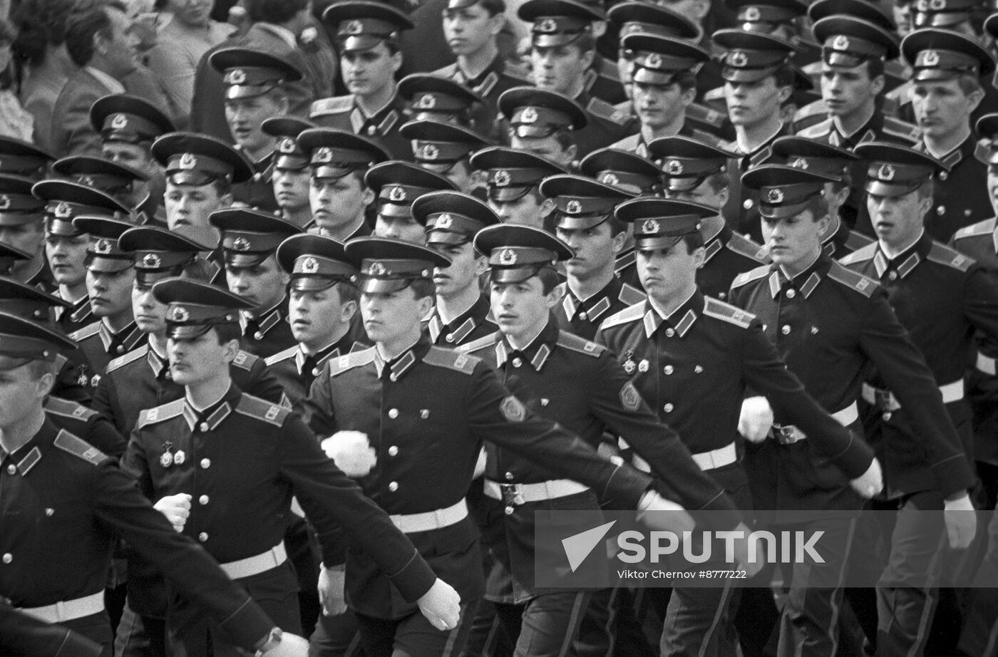 Graduation ceremony at Moscow Suvorov Military School