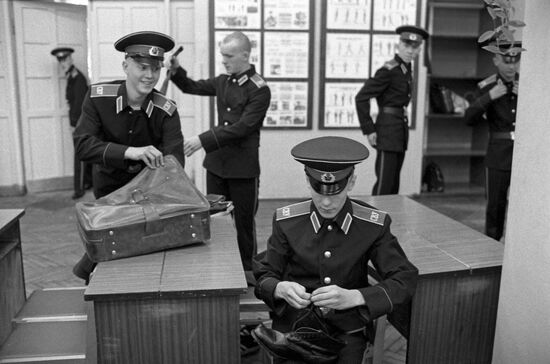 Cadets of Moscow Suvorov Military School