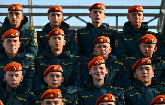 Russia Belarus Emergencies Ministries Exercise