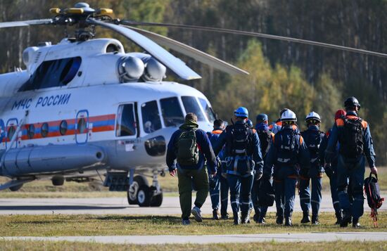 Russia Belarus Emergencies Ministries Exercise