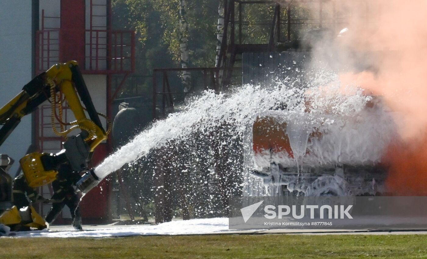 Russia Belarus Emergencies Ministries Exercise