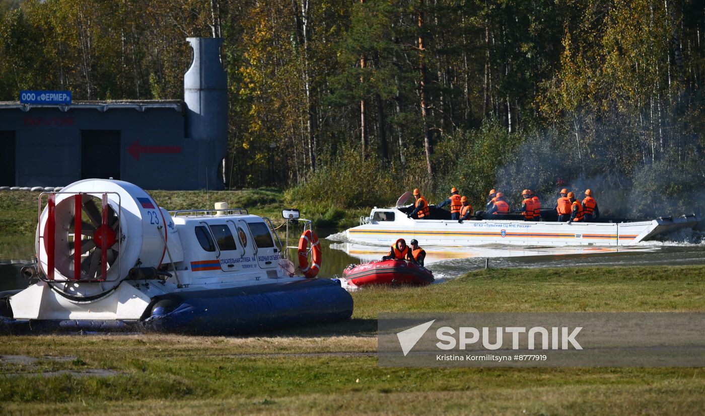 Russia Belarus Emergencies Ministries Exercise