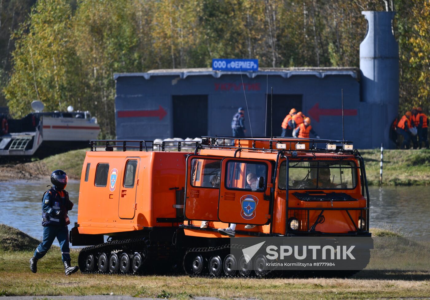 Russia Belarus Emergencies Ministries Exercise