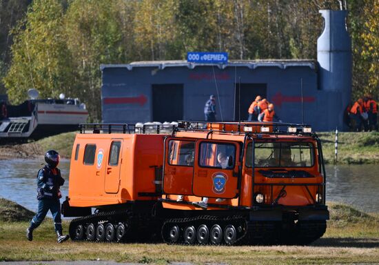 Russia Belarus Emergencies Ministries Exercise