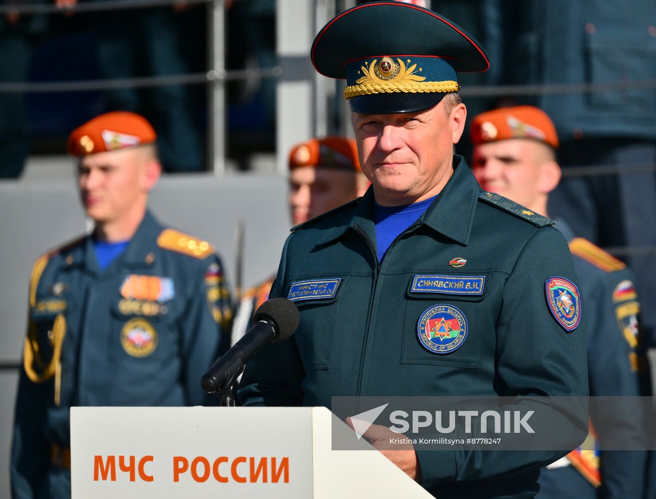 Russia Belarus Emergencies Ministries Exercise