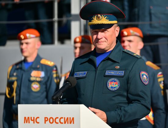 Russia Belarus Emergencies Ministries Exercise
