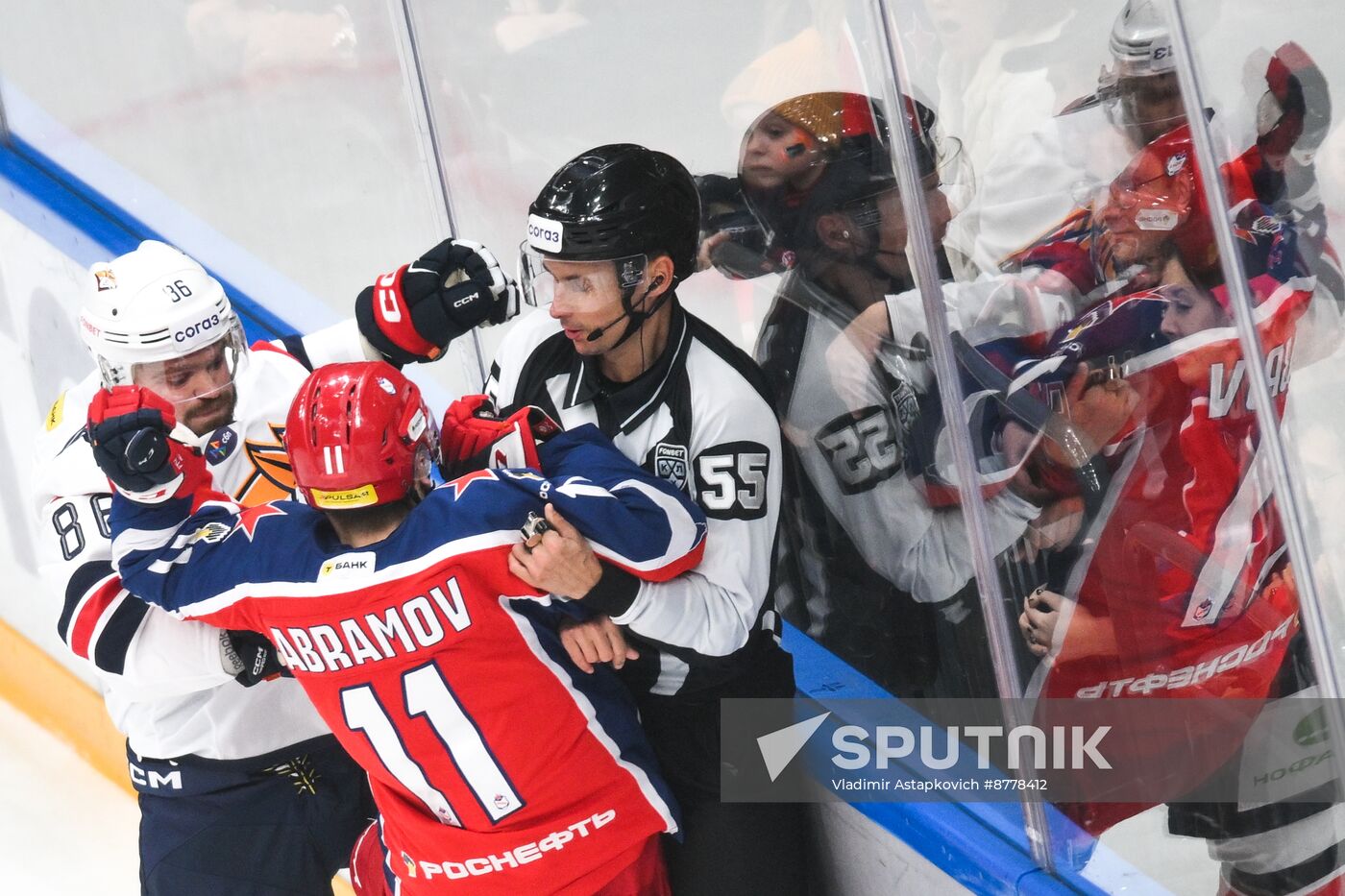 Russia Ice Hockey Kontinental League CSKA - Metallurg