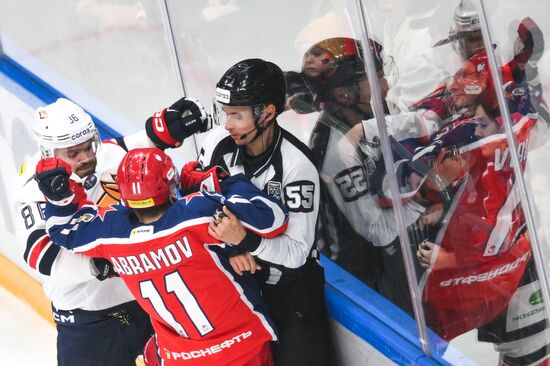 Russia Ice Hockey Kontinental League CSKA - Metallurg