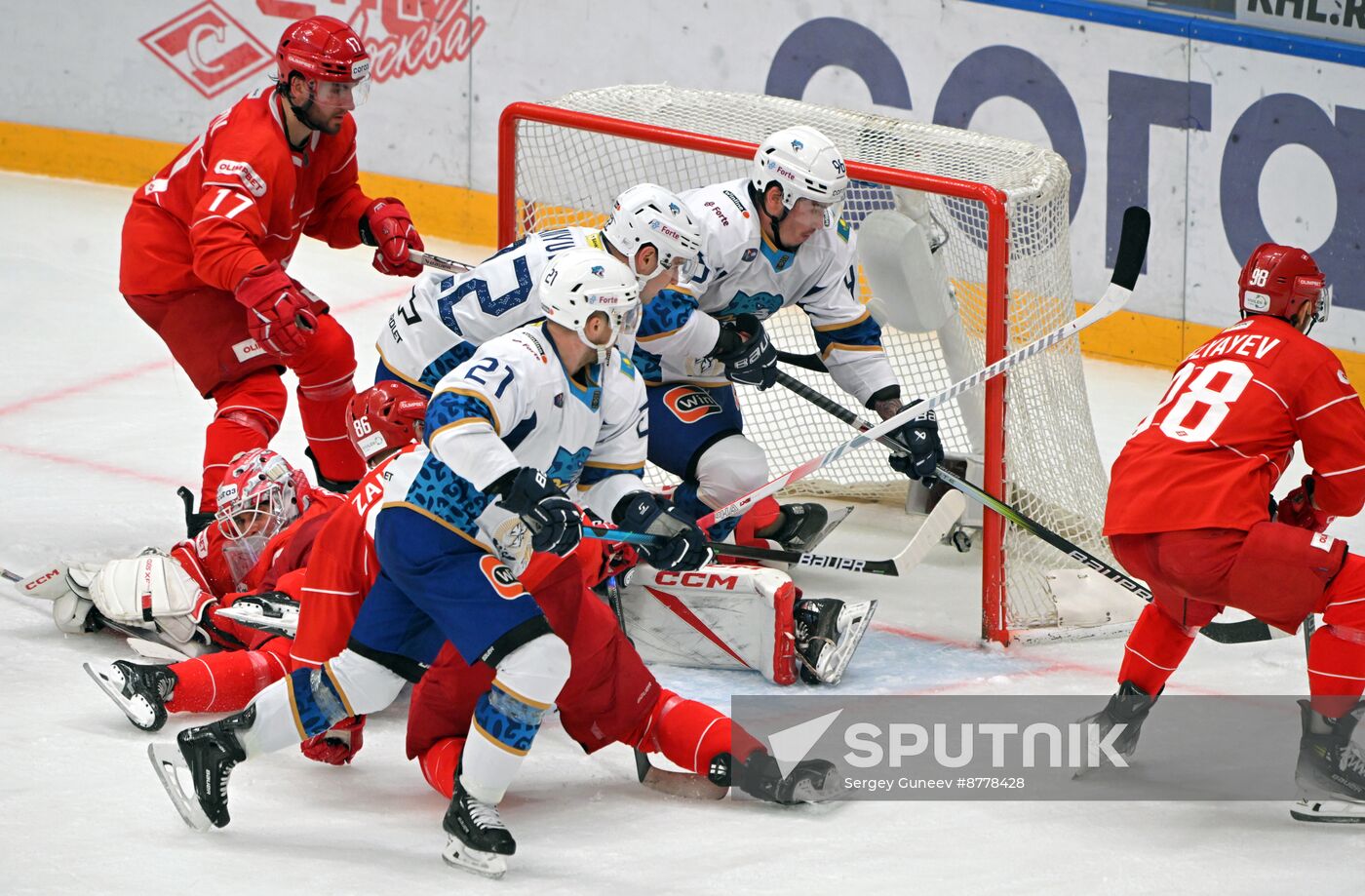 Russia Ice Hockey Kontinental League Spartak - Barys