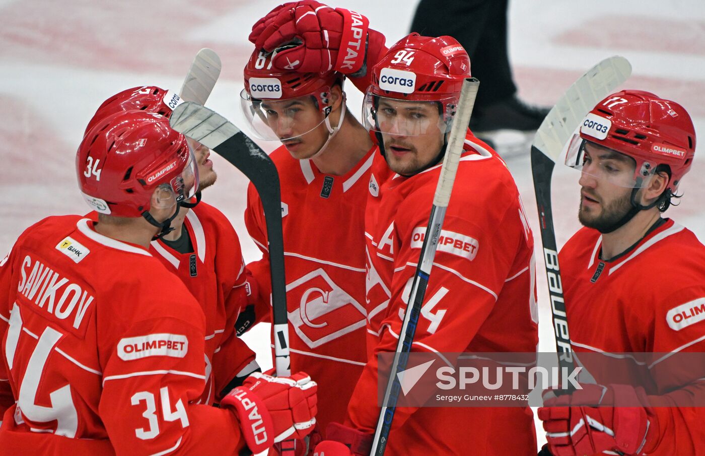 Russia Ice Hockey Kontinental League Spartak - Barys