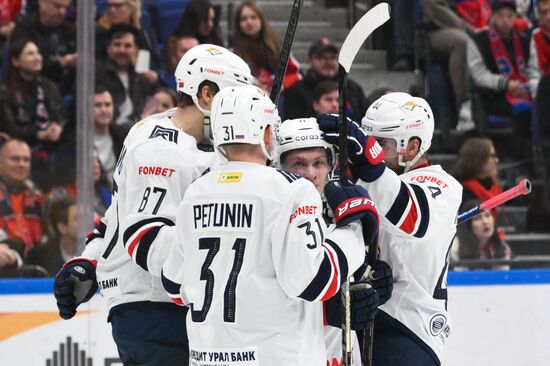 Russia Ice Hockey Kontinental League CSKA - Metallurg