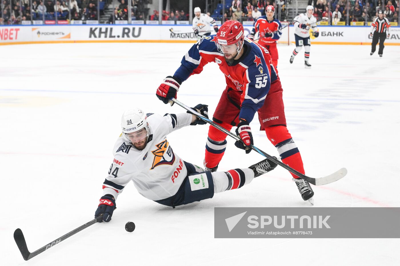 Russia Ice Hockey Kontinental League CSKA - Metallurg