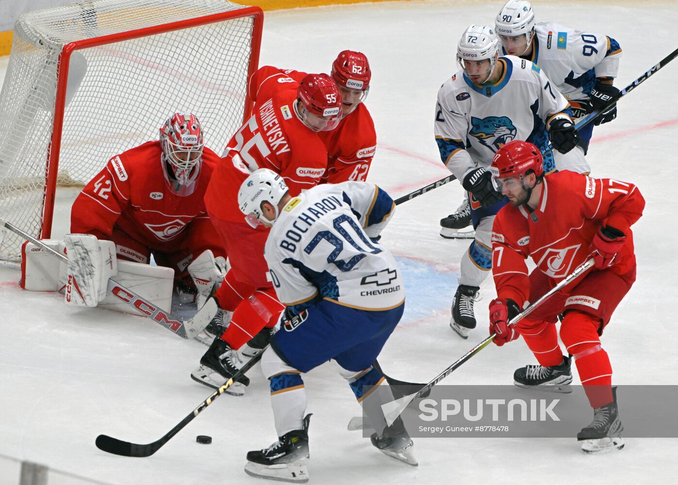 Russia Ice Hockey Kontinental League Spartak - Barys