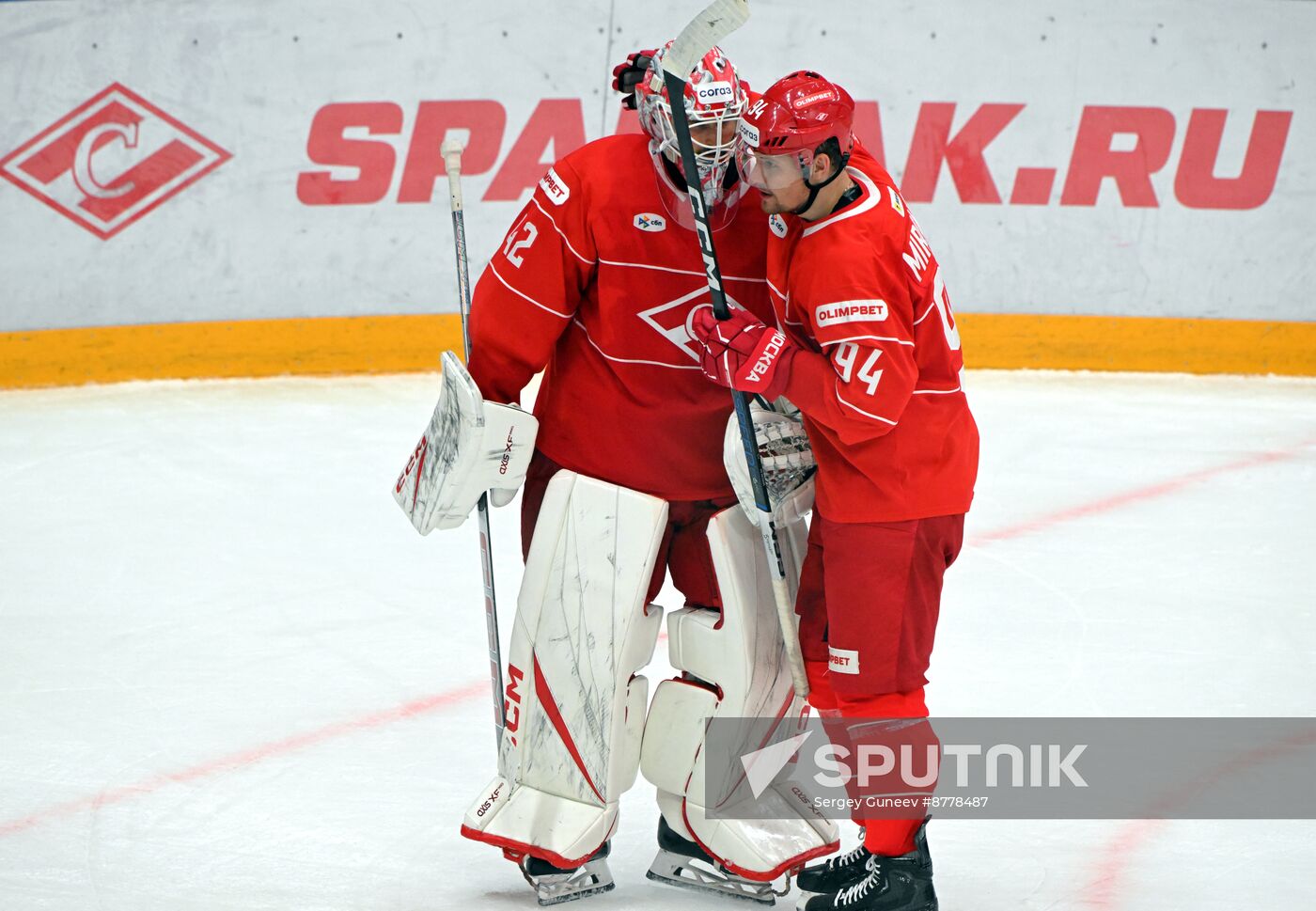 Russia Ice Hockey Kontinental League Spartak - Barys