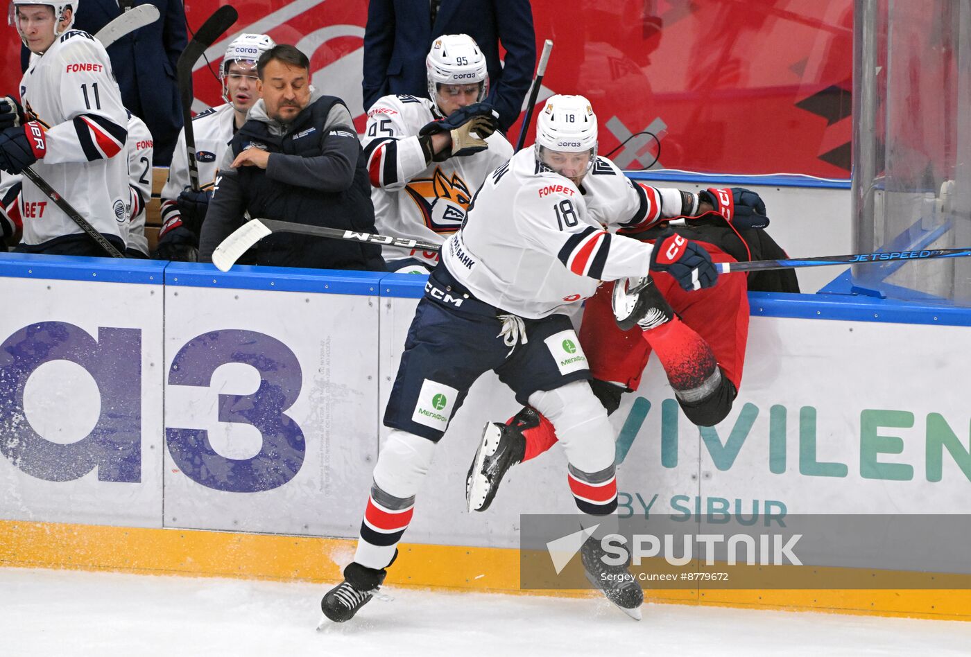 Russia Ice Hockey Kontinental League Spartak - Metallurg