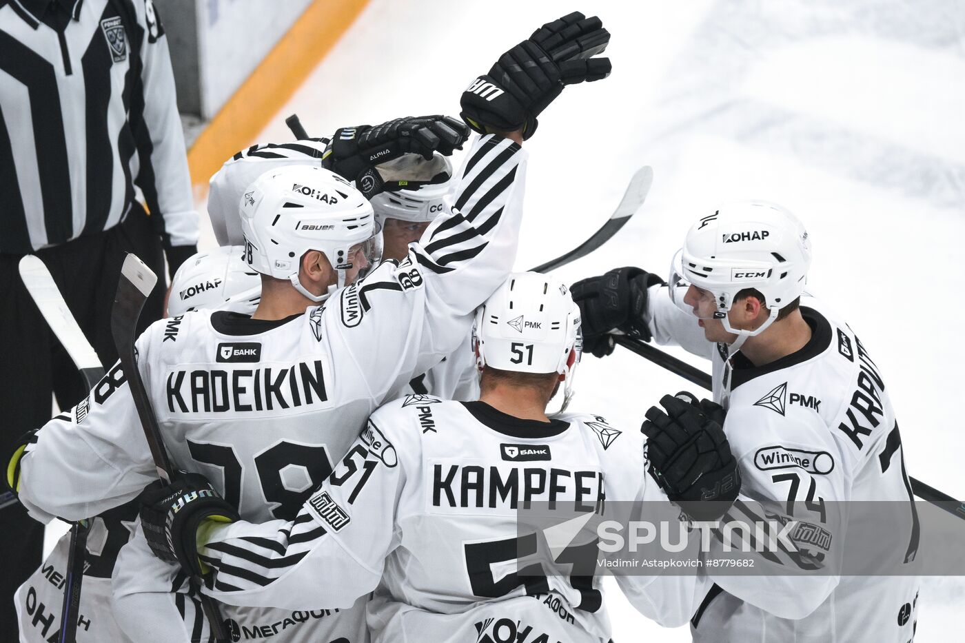 Russia Ice Hockey Kontinental League CSKA - Traktor