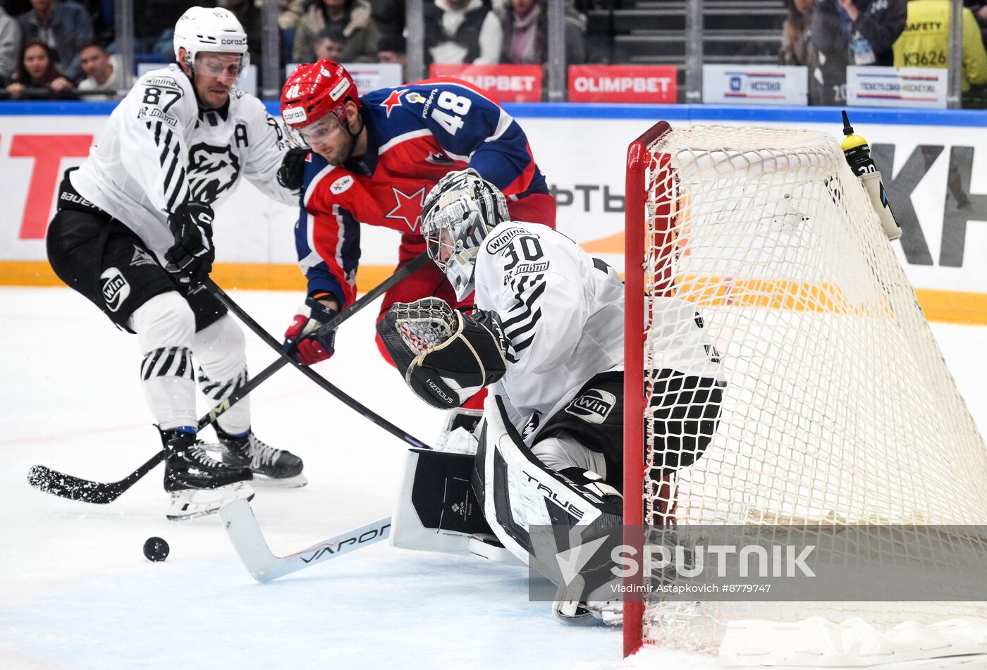 Russia Ice Hockey Kontinental League CSKA - Traktor