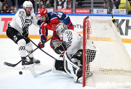 Russia Ice Hockey Kontinental League CSKA - Traktor