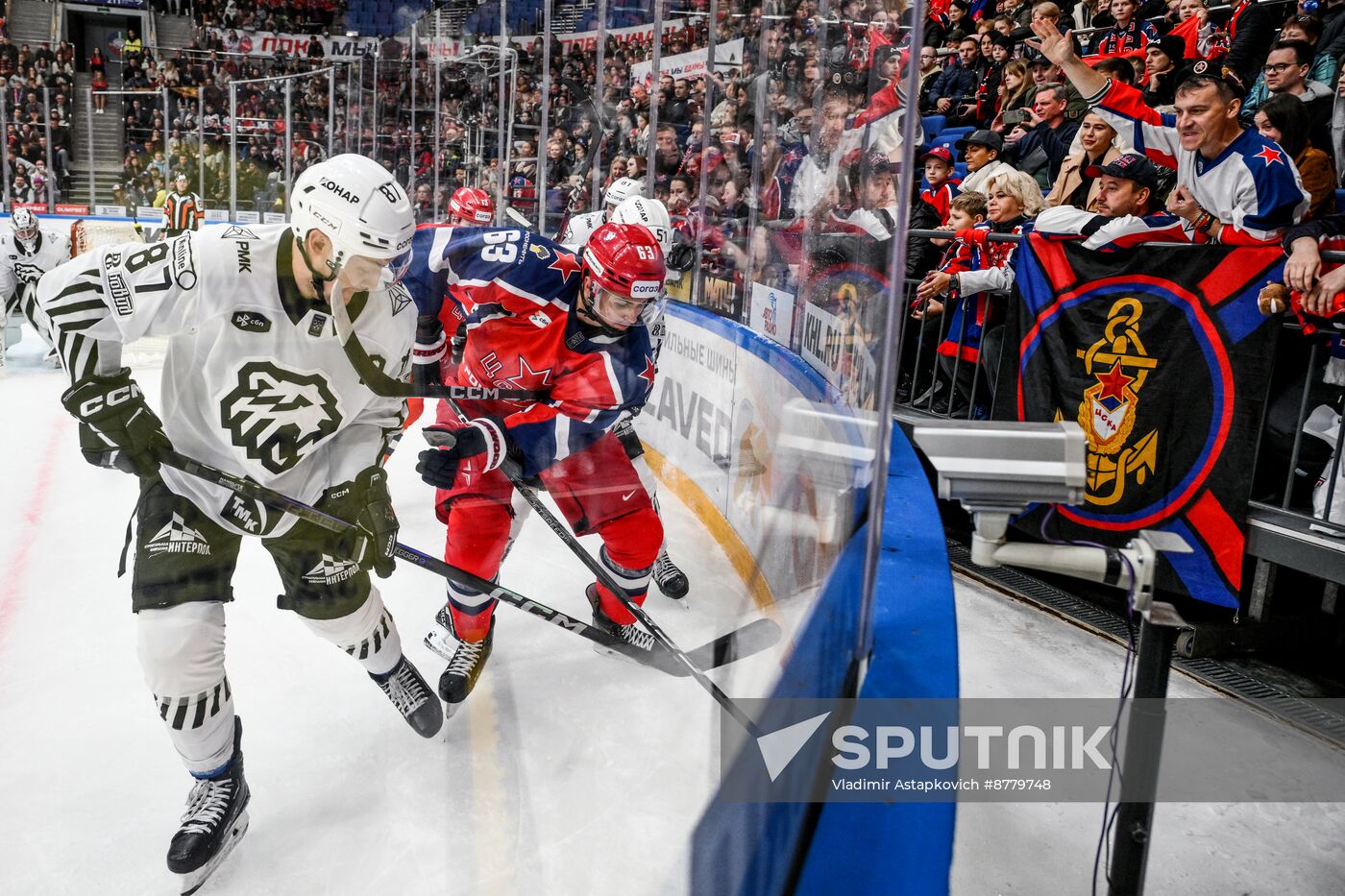 Russia Ice Hockey Kontinental League CSKA - Traktor