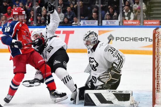 Russia Ice Hockey Kontinental League CSKA - Traktor