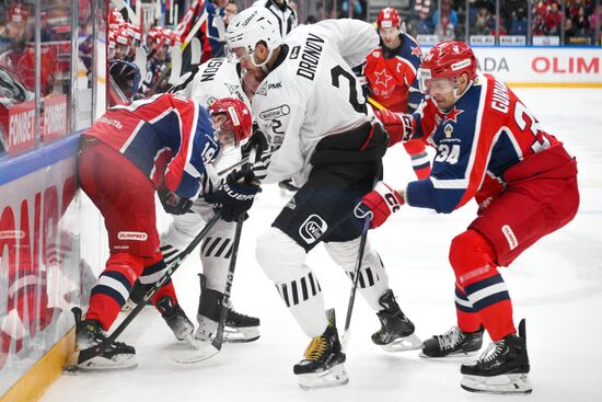 Russia Ice Hockey Kontinental League CSKA - Traktor