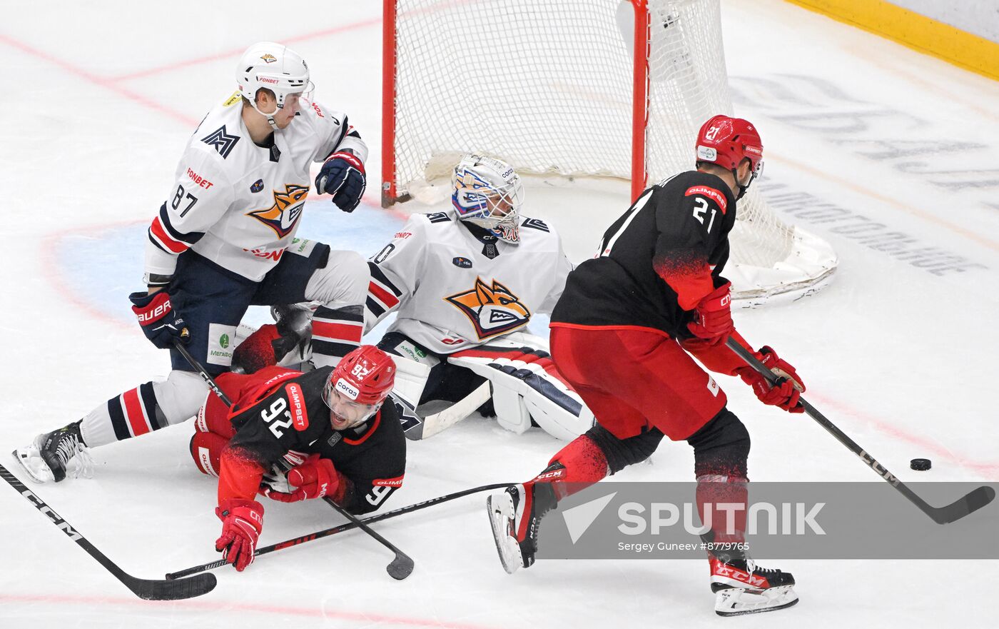 Russia Ice Hockey Kontinental League Spartak - Metallurg