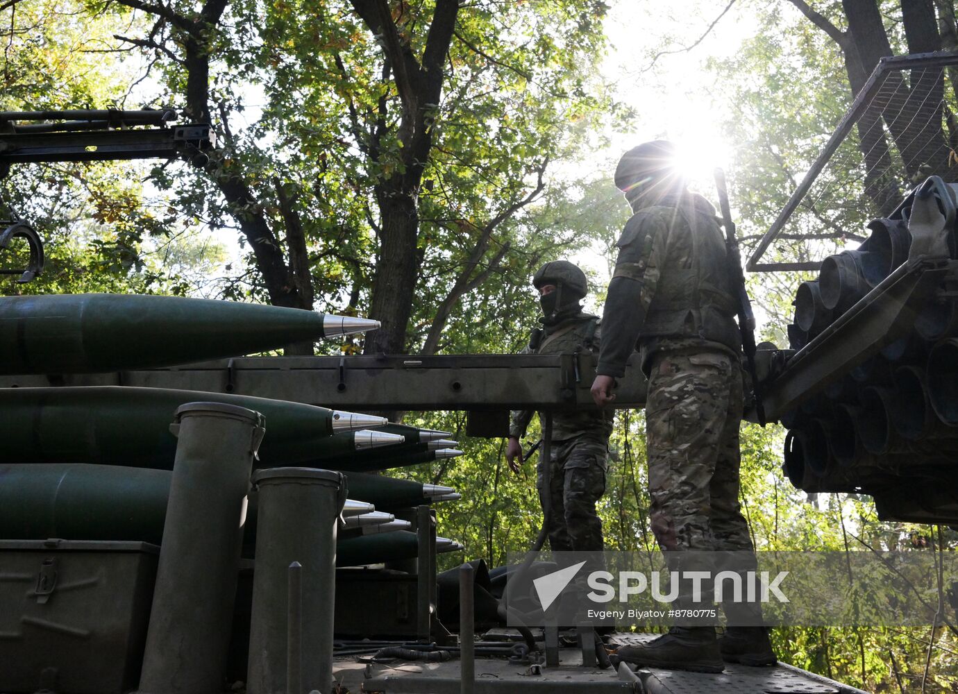 Russia Ukraine Military Operation Artillery Unit