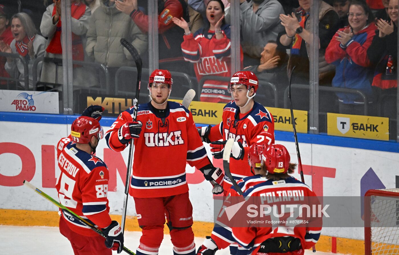 Russia Ice Hockey Kontinental League CSKA - Salavat Yulaev