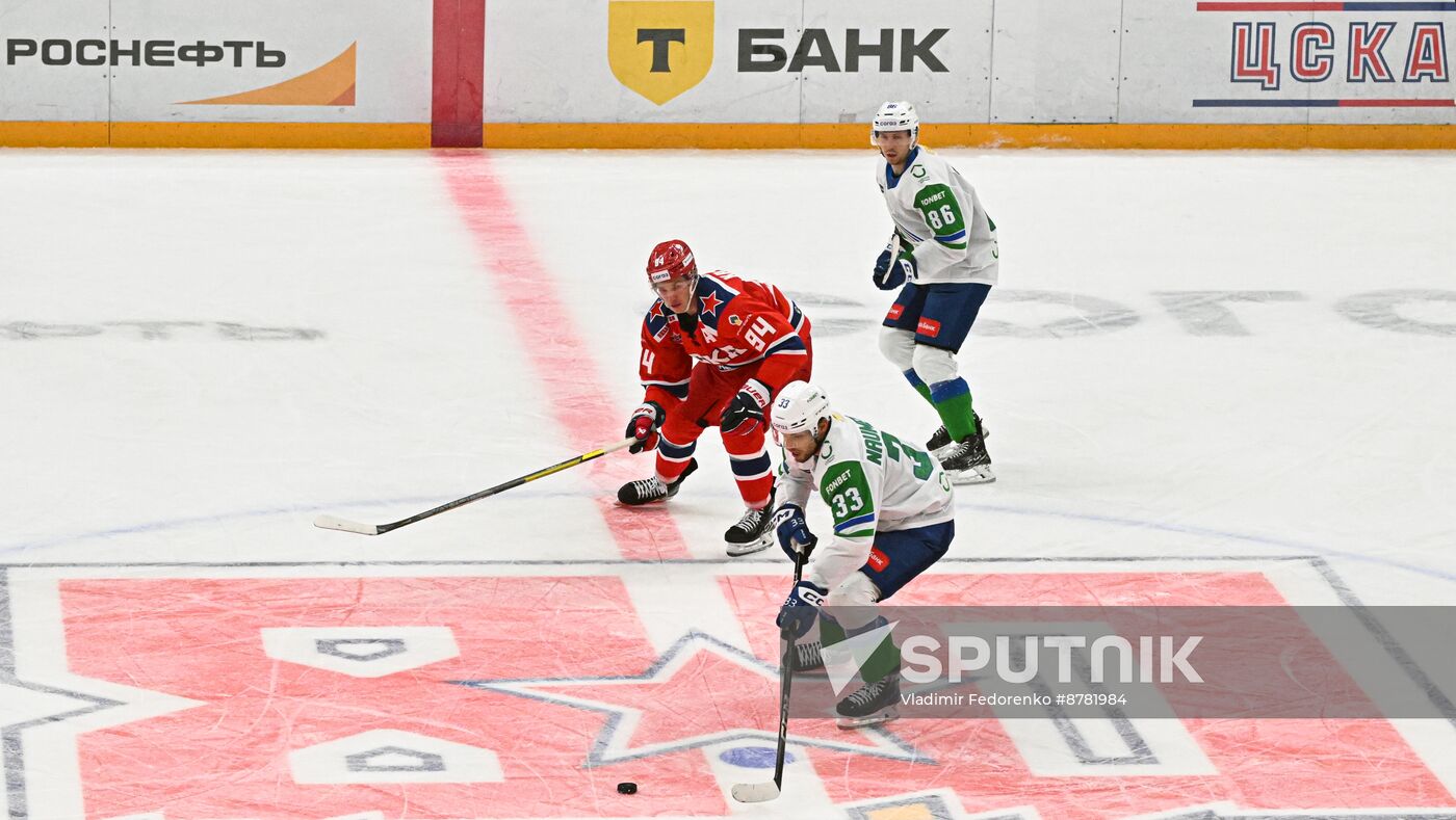 Russia Ice Hockey Kontinental League CSKA - Salavat Yulaev