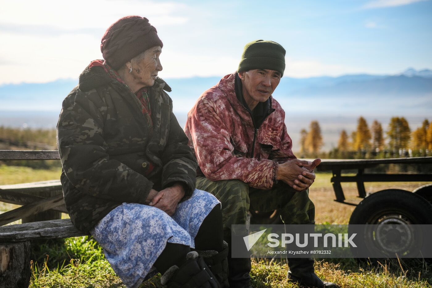 Russia Siberia Herding Camp