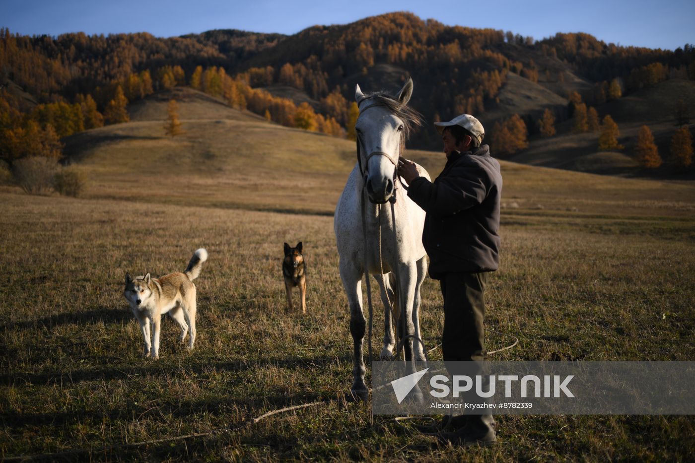 Russia Siberia Herding Camp