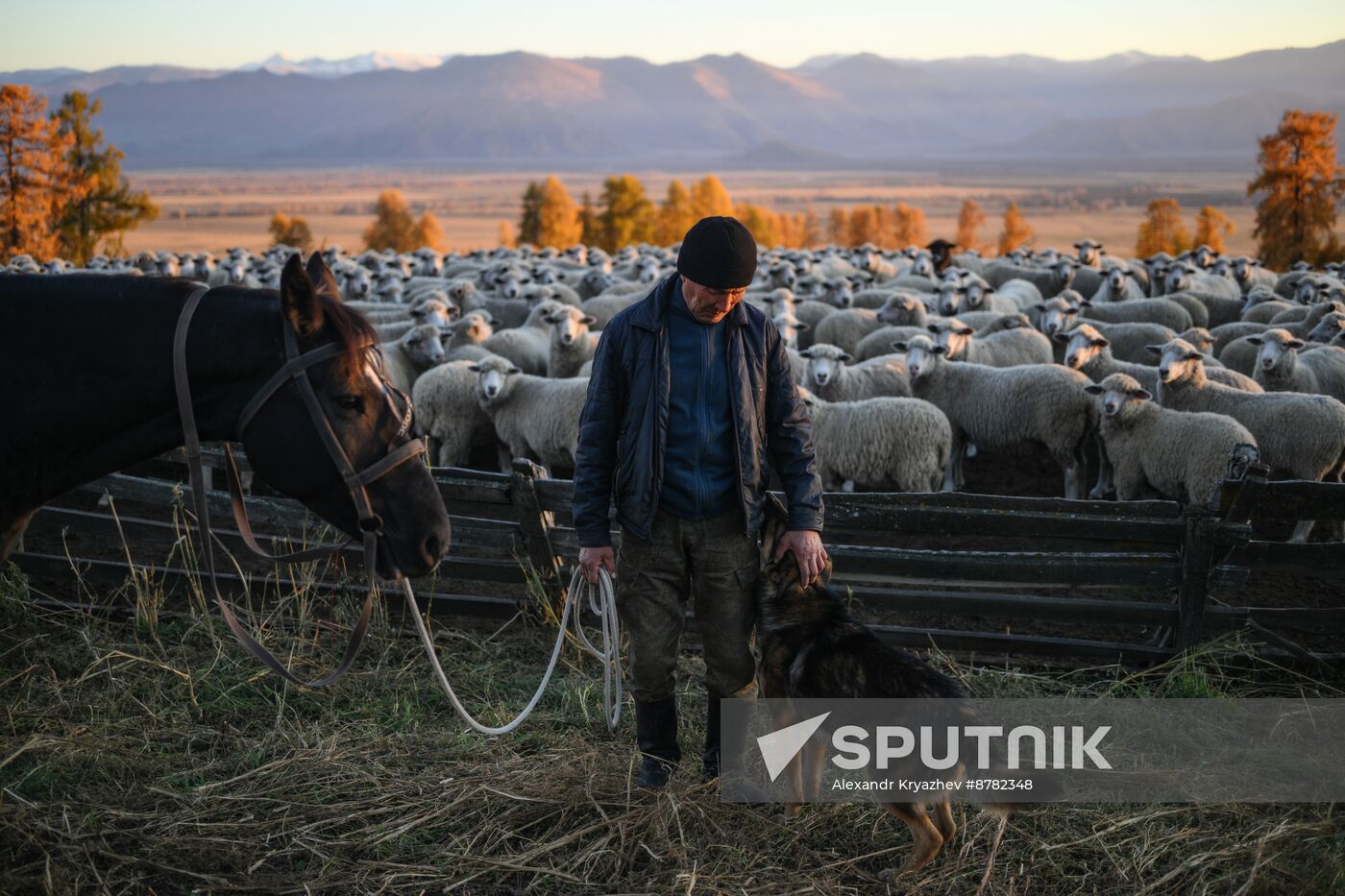 Russia Siberia Herding Camp