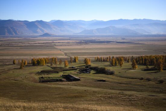 Russia Siberia Herding Camp