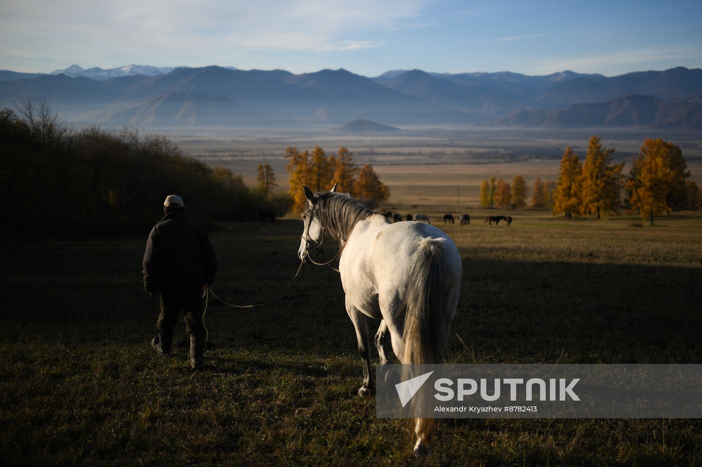 Russia Siberia Herding Camp