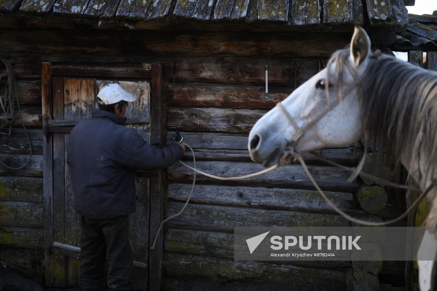 Russia Siberia Herding Camp