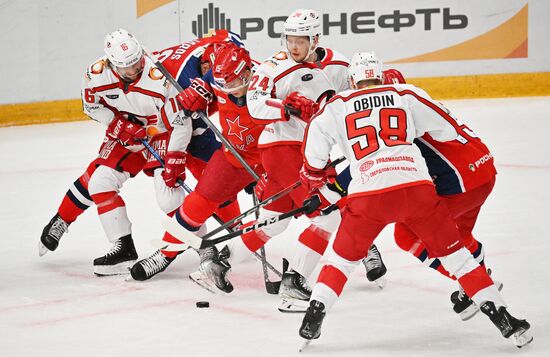 Russia Ice Hockey Kontinental League CSKA - Avtomobilist