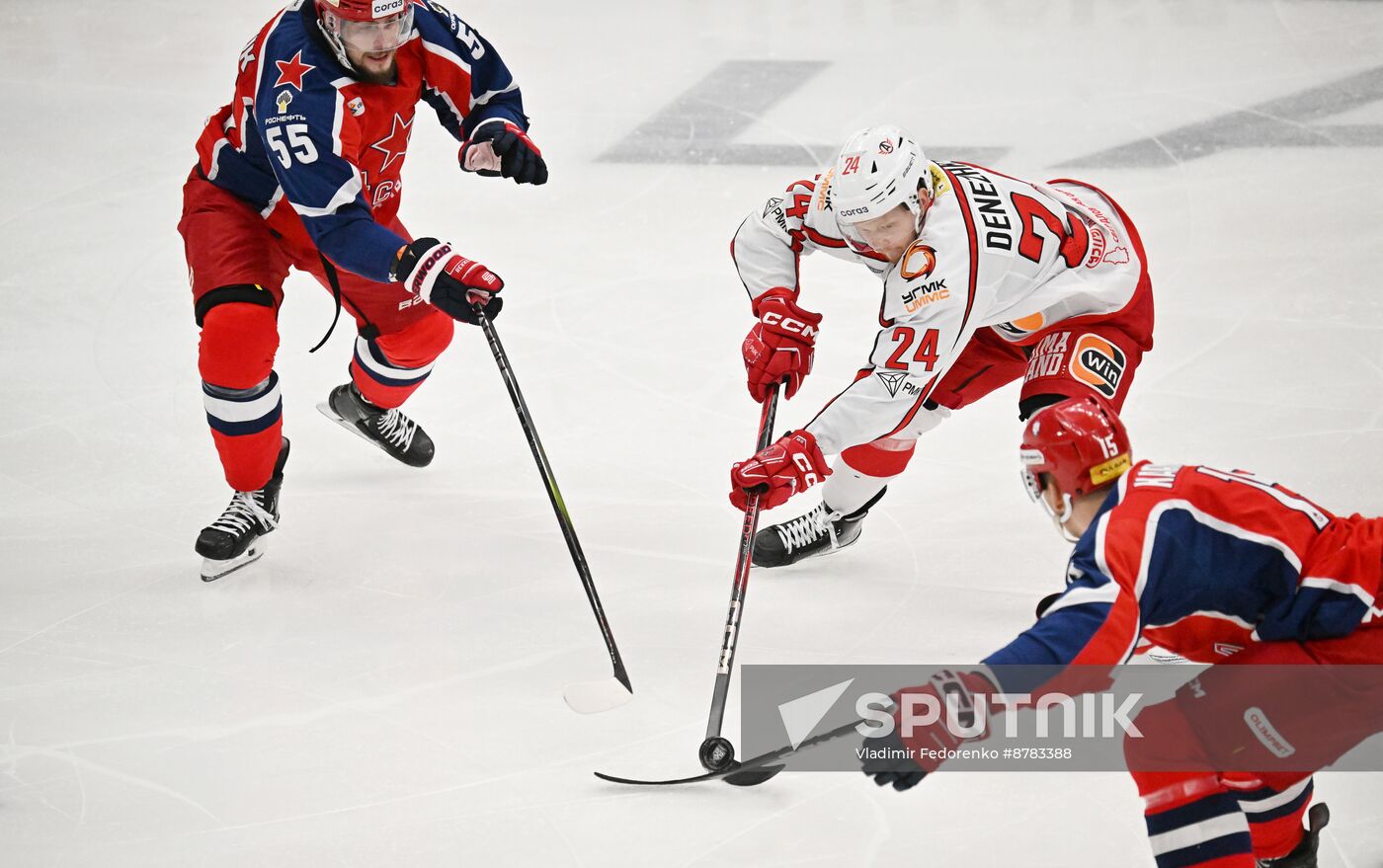 Russia Ice Hockey Kontinental League CSKA - Avtomobilist