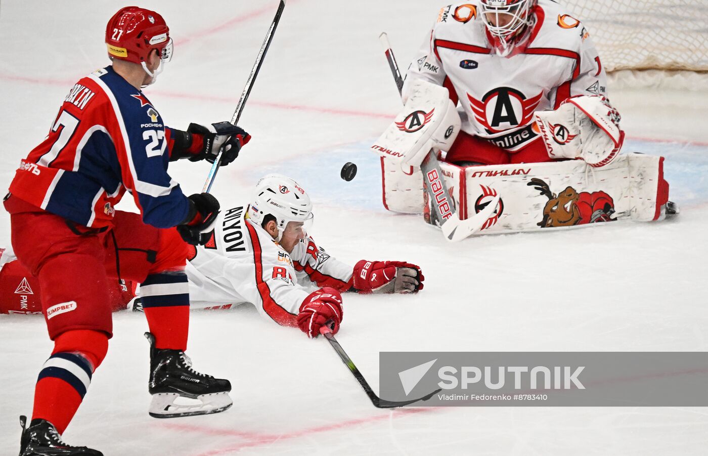 Russia Ice Hockey Kontinental League CSKA - Avtomobilist