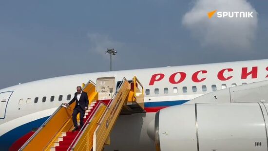 Russian Foreign Minister Sergey Lavrov arrives in Laos for East Asia Summit