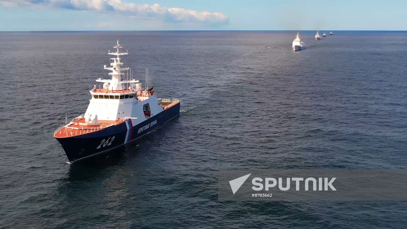 Russia China Coast Guard Joint Patrol