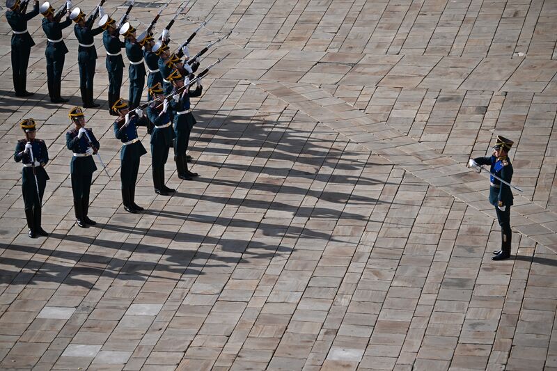 Russia Presidential Regiment Guard Changing Ceremony