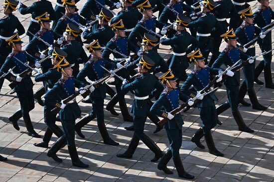 Russia Presidential Regiment Guard Changing Ceremony