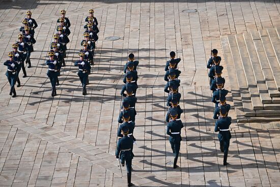 Russia Presidential Regiment Guard Changing Ceremony