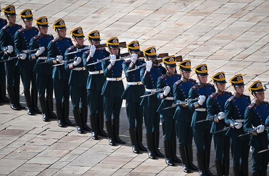 Russia Presidential Regiment Guard Changing Ceremony