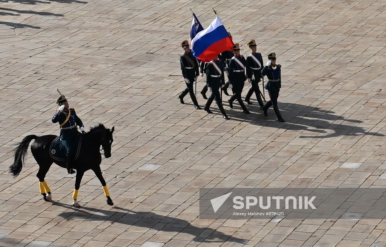 Russia Presidential Regiment Guard Changing Ceremony