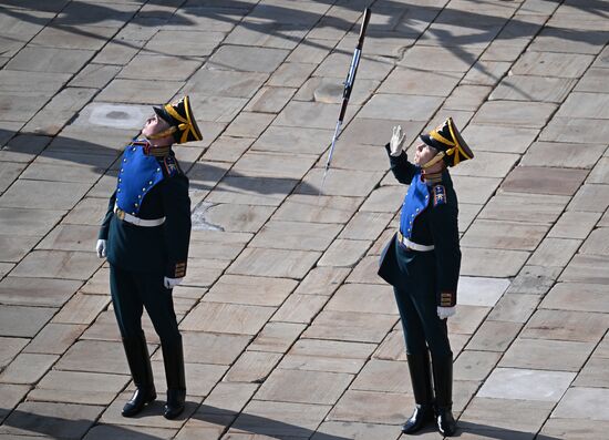Russia Presidential Regiment Guard Changing Ceremony