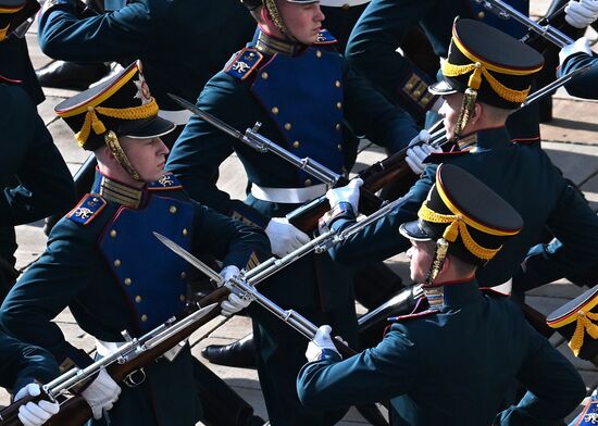 Russia Presidential Regiment Guard Changing Ceremony