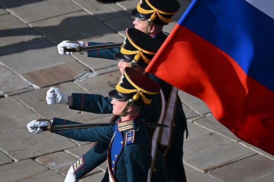 Russia Presidential Regiment Guard Changing Ceremony